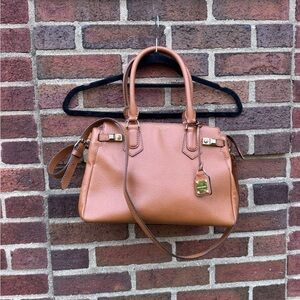 Henri Bendel Tan Leather Tote Bag